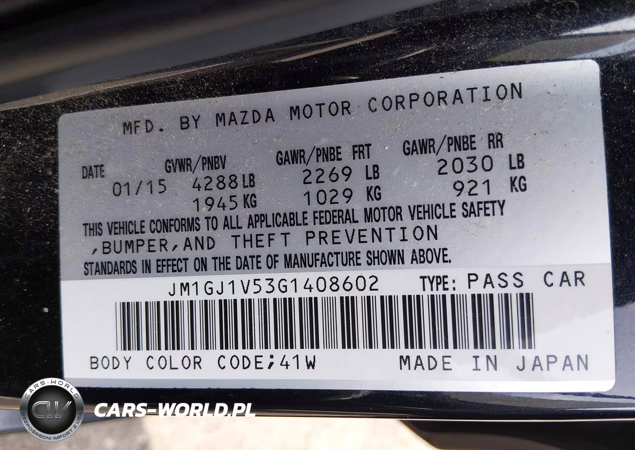 2016 Mazda Mazda6 I Touring VIN:JM1GJ1V53G1408602 - 9