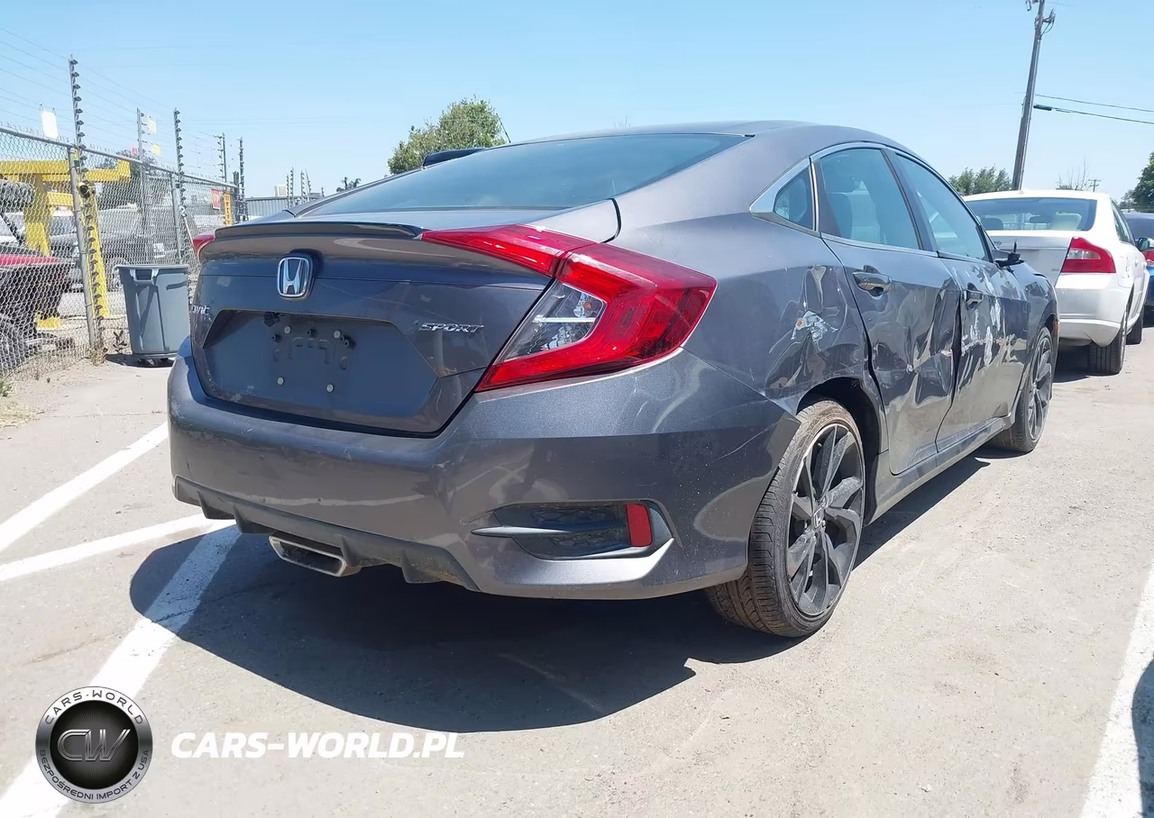 2019 Honda Civic Sport VIN:19XFC2E82KE011877 - 4