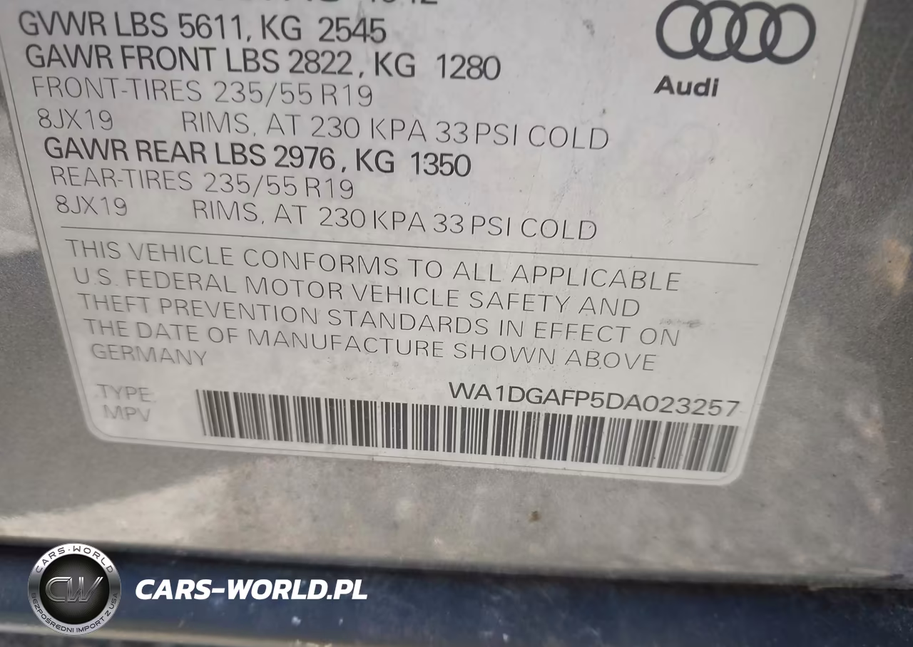 2013 Audi Q5 3.0T Premium Plus VIN:WA1DGAFP5DA023257 - 9