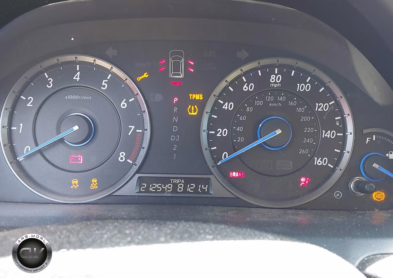 2012 Honda Crosstour 2.4 Ex-L VIN:5J6TF3H55CL001090 - 7
