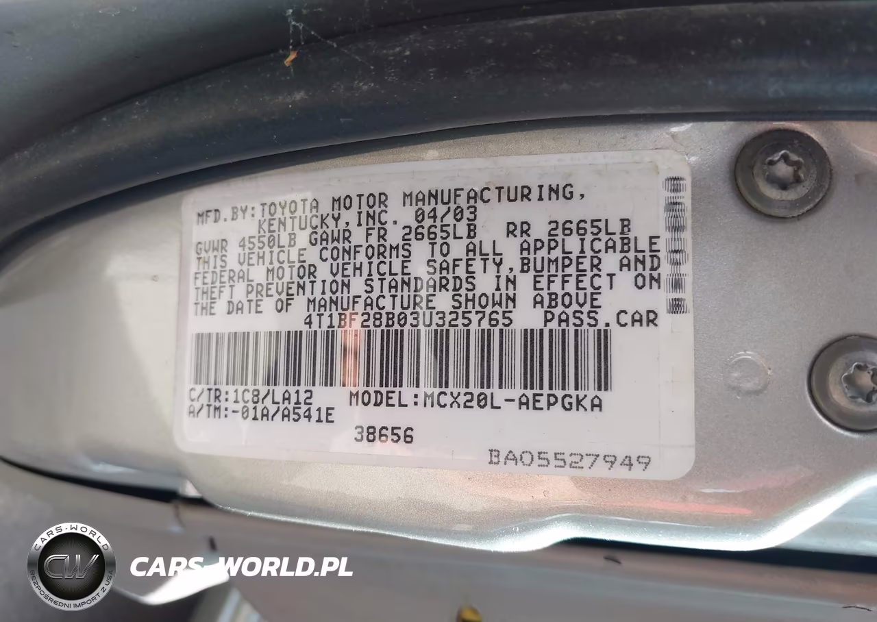 2003 Toyota Avalon Xls VIN:4T1BF28B03U325765 - 9