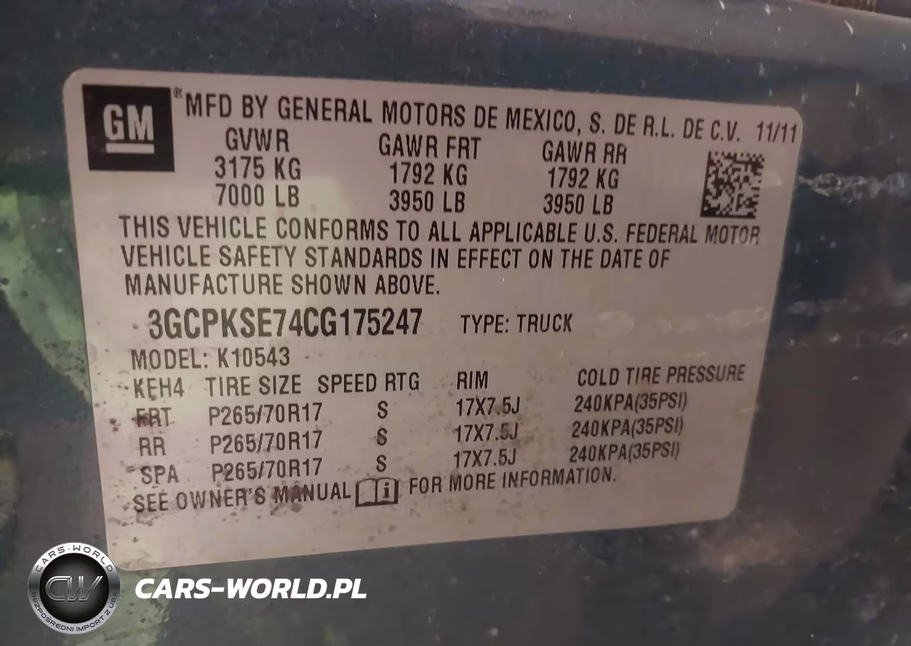 2012 Chevrolet Silverado 1500 Lt VIN:3GCPKSE74CG175247 - 9
