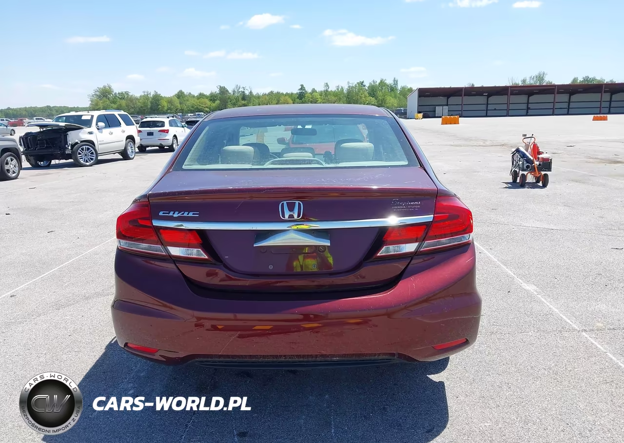 2013 Honda Civic Lx VIN:19XFB2F51DE068453 - 16
