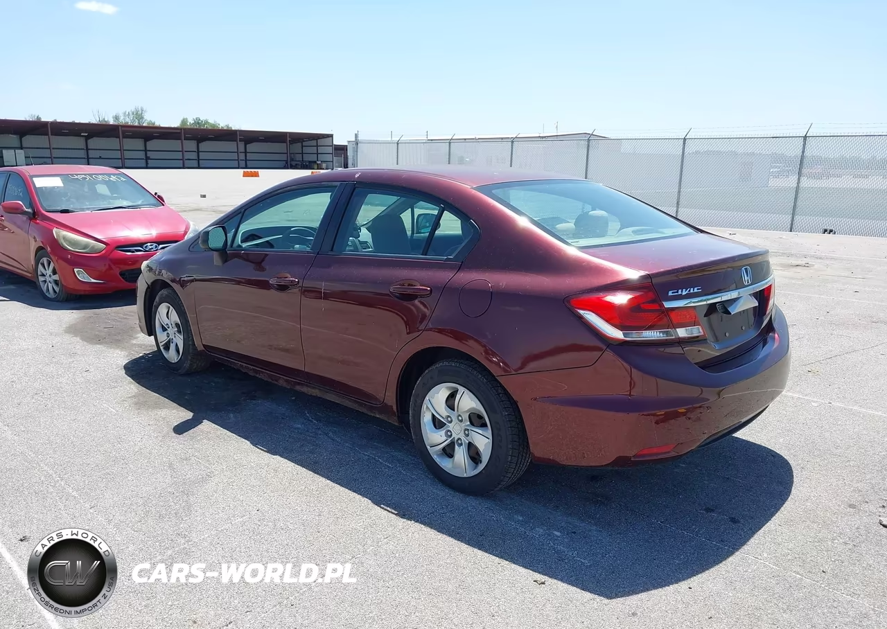 2013 Honda Civic Lx VIN:19XFB2F51DE068453 - 3