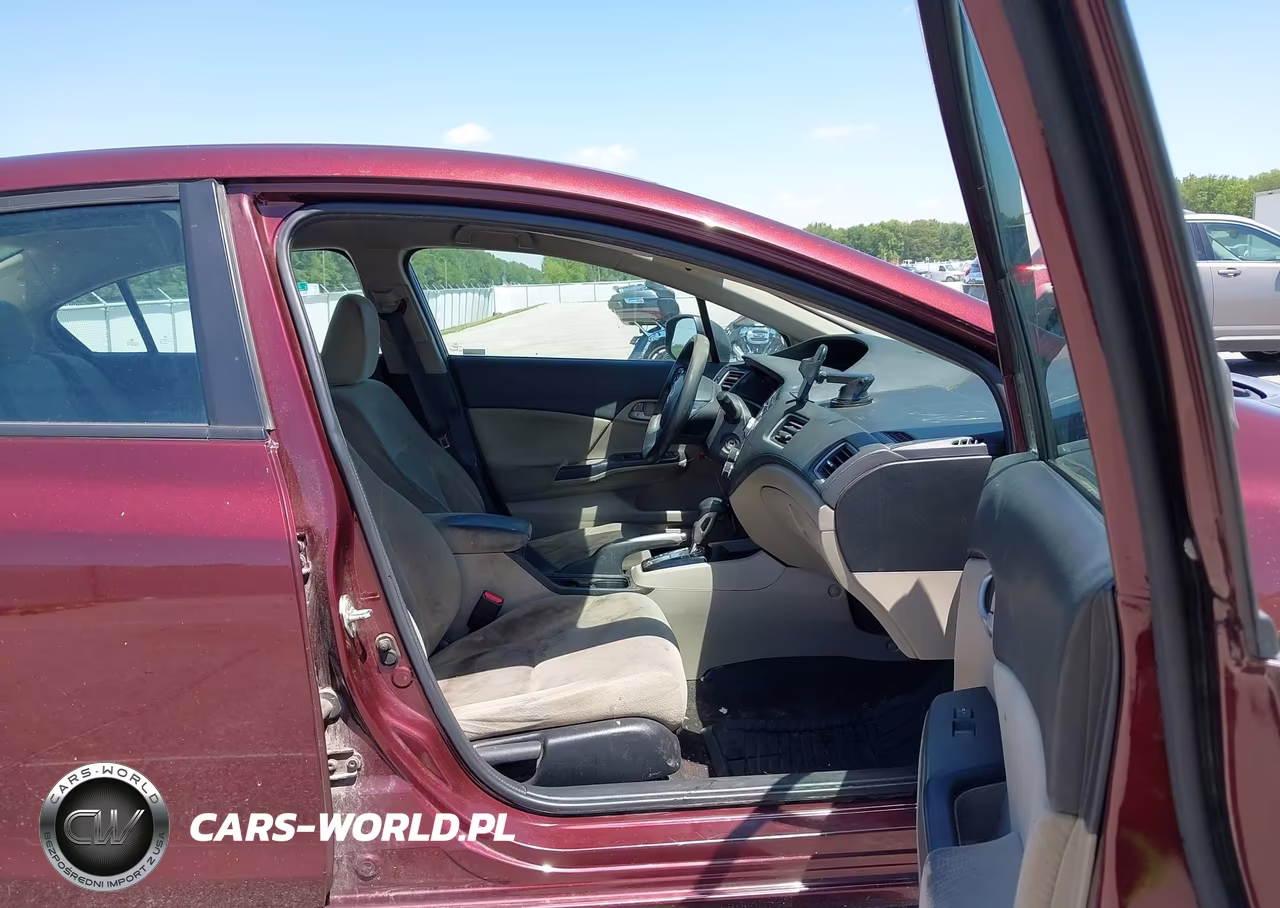 2013 Honda Civic Lx VIN:19XFB2F51DE068453 - 5
