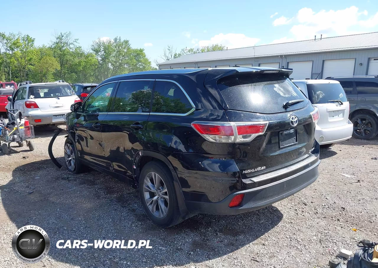 2015 Toyota Highlander Xle V6 VIN:5TDJKRFH2FS112269 - 3
