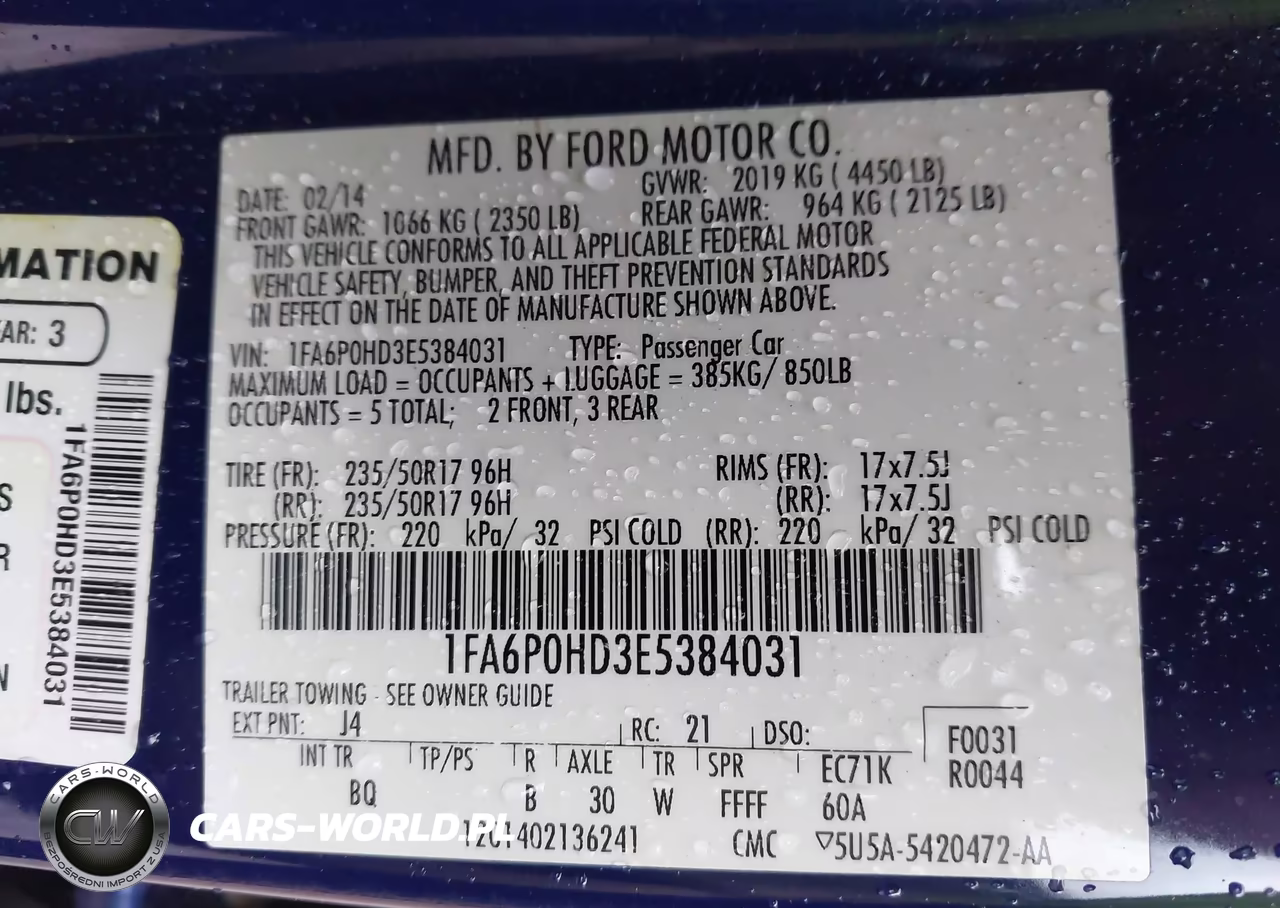 2014 Ford Fusion Se VIN:1FA6P0HD3E5384031 - 9