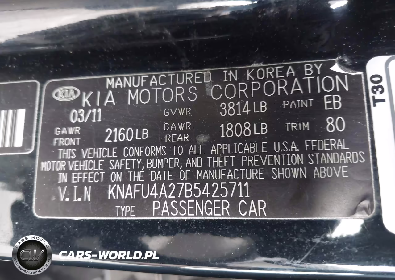 2011 Kia Forte Ex VIN:KNAFU4A27B5425711 - 9