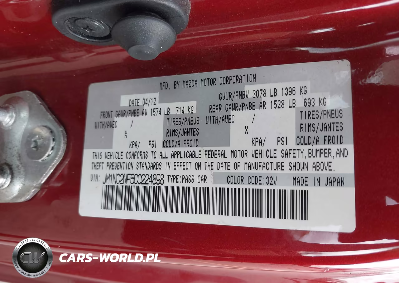 2012 Mazda Mx-5 Miata Grand Touring VIN:JM1NC2NF6C0224898 - 9