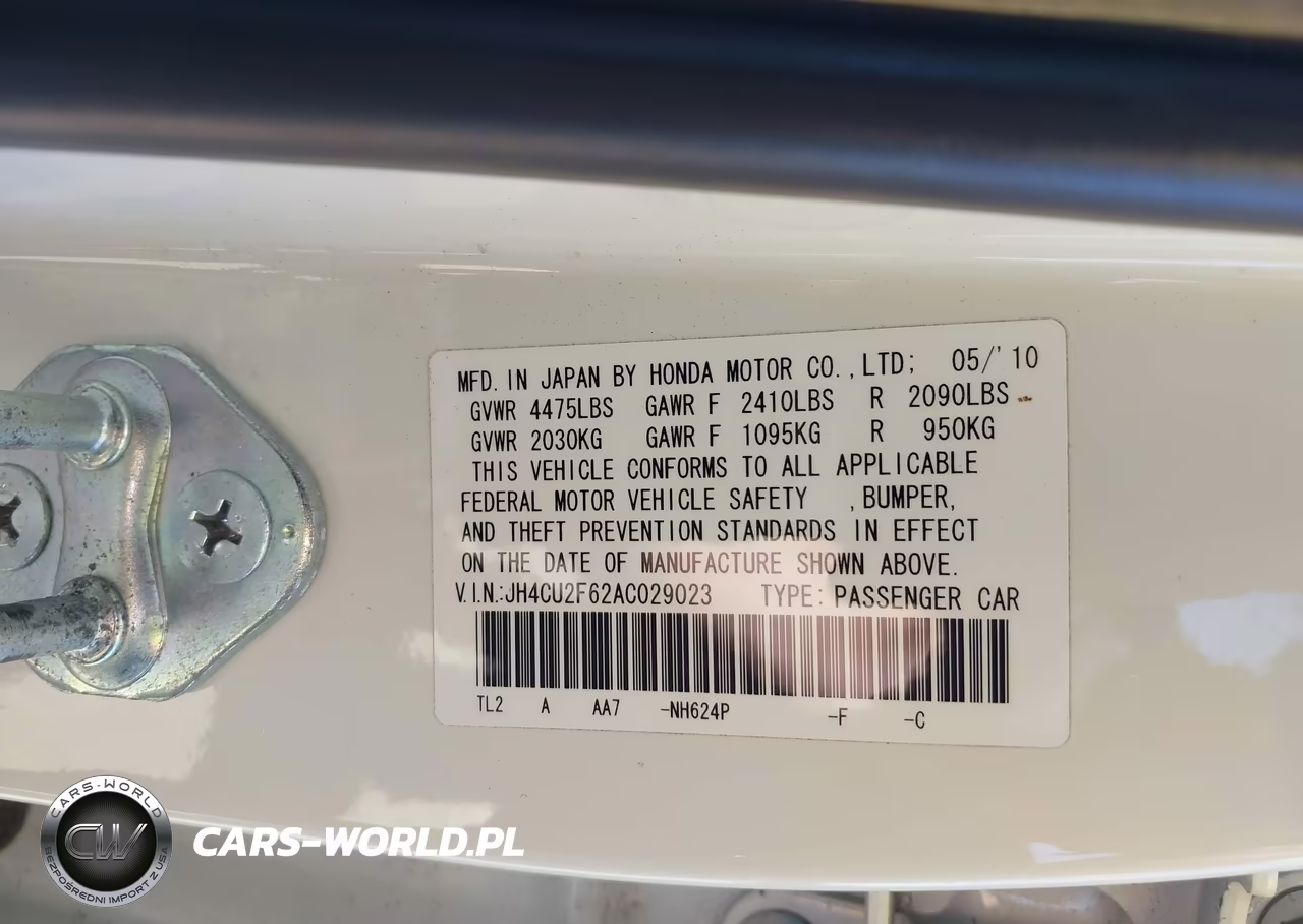 2010 Acura Tsx 2.4 VIN:JH4CU2F62AC029023 - 9