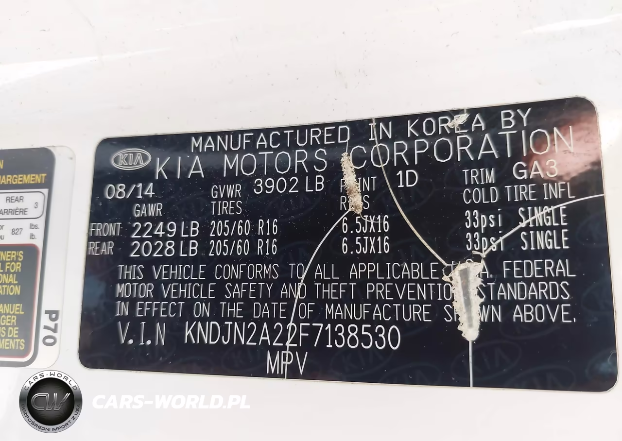2015 Kia Soul VIN:KNDJN2A22F7138530 - 9
