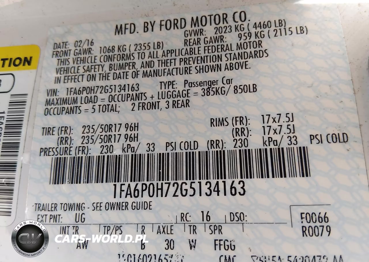 2016 Ford Fusion Se VIN:1FA6P0H72G5134163 - 9