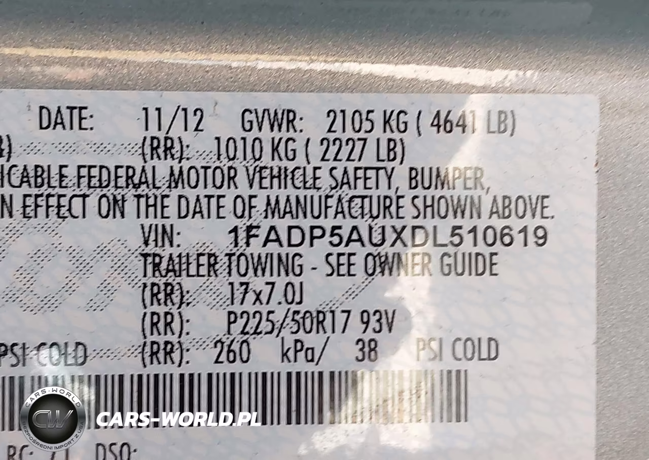 2013 Ford C-Max Hybrid Se VIN:1FADP5AUXDL510619 - 9
