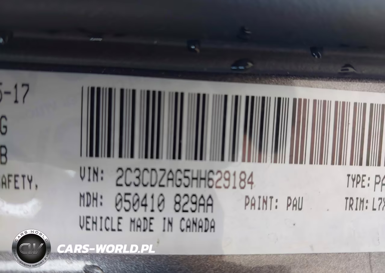 2017 Dodge Challenger Sxt VIN:2C3CDZAG5HH629184 - 9