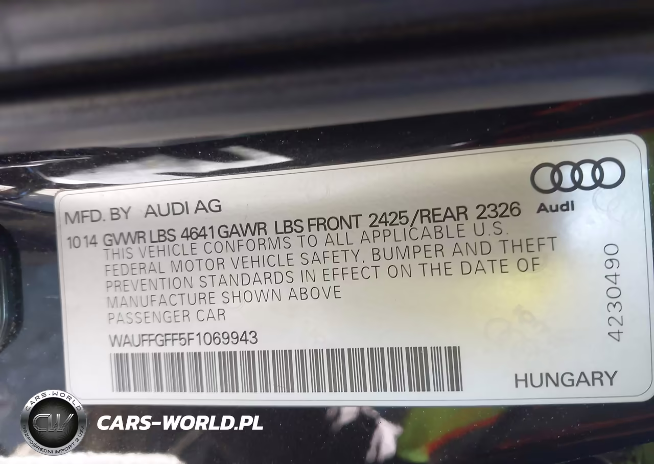 2015 Audi S3 2.0T Premium Plus VIN:WAUFFGFF5F1069943 - 9