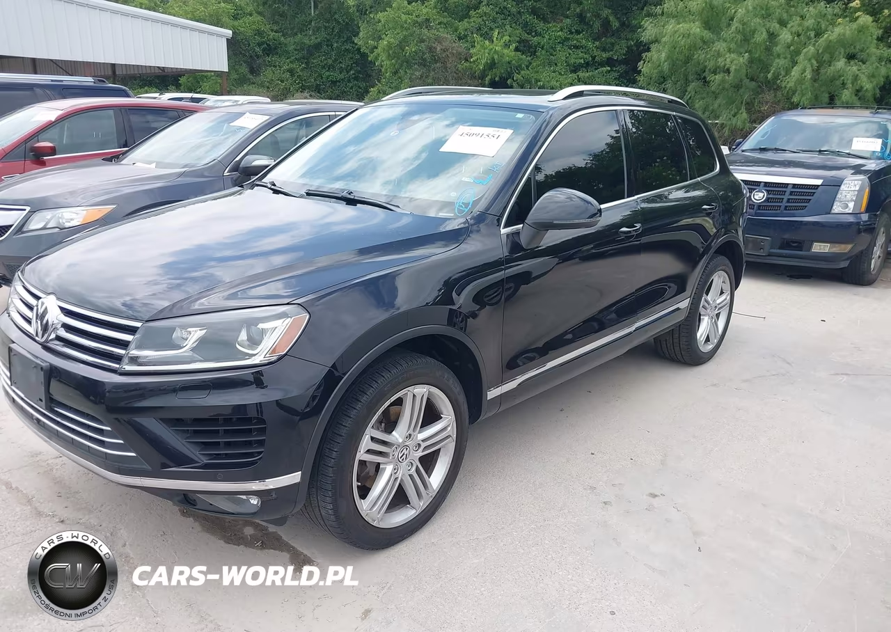 2016 Volkswagen Touareg Vr6 Executive VIN:WVGEF9BP3GD000592 - 2