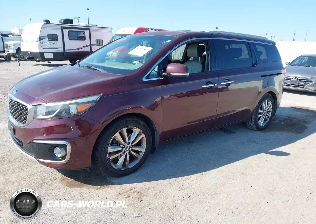 2015 Kia Sedona Sx Luxury VIN:KNDME5C1XF6034909 - 2