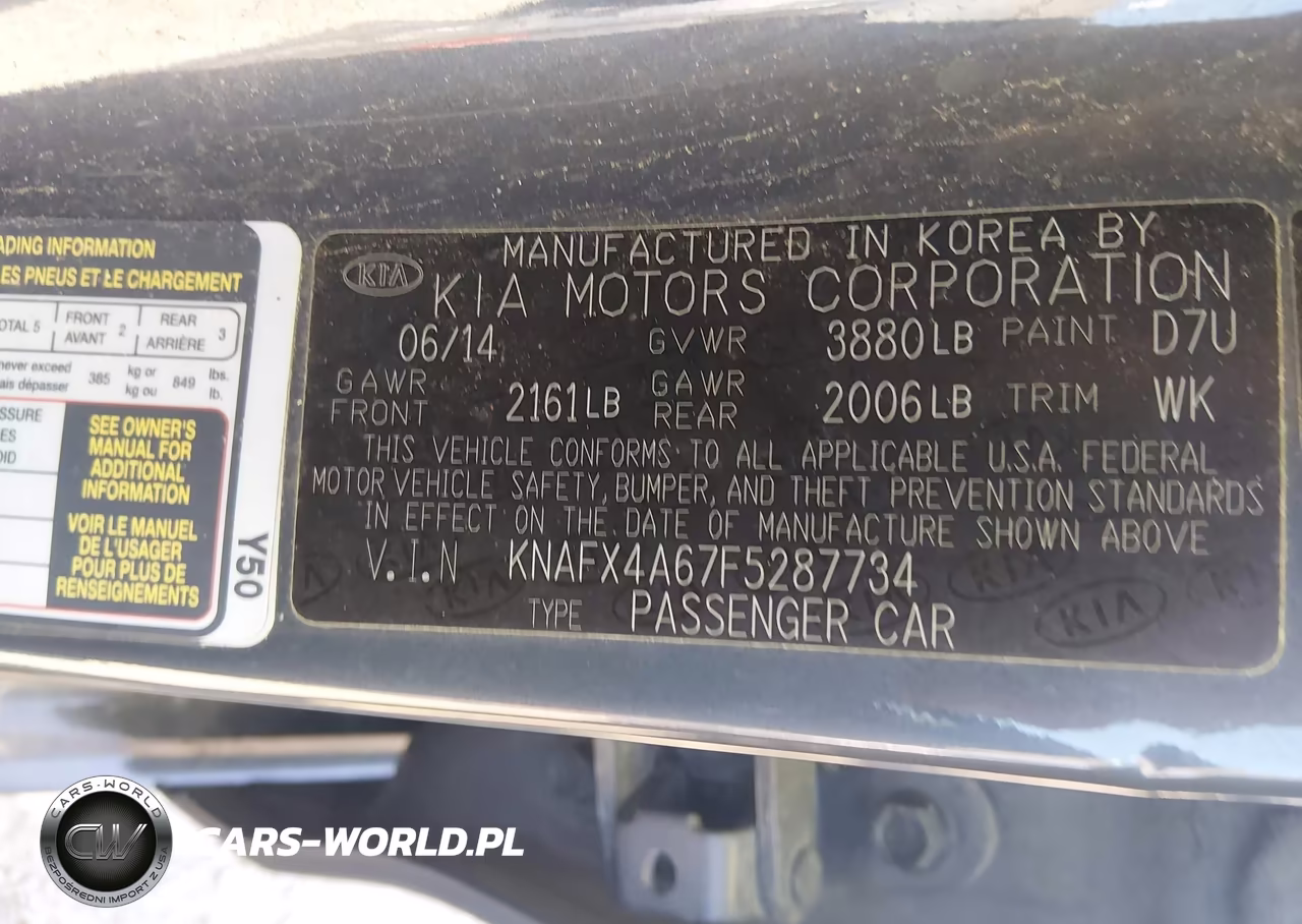 2015 Kia Forte Lx VIN:KNAFX4A67F5287734 - 9