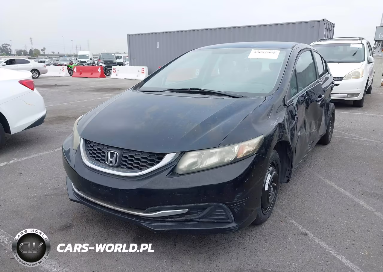 2013 Honda Civic Lx VIN:19XFB2F5XDE276007 - 2