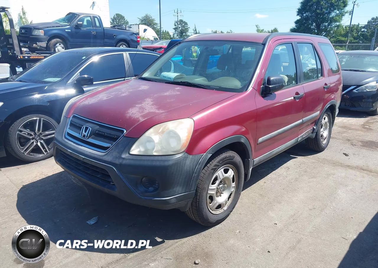 2005 Honda Cr-V Lx VIN:SHSRD78505U346510 - 2