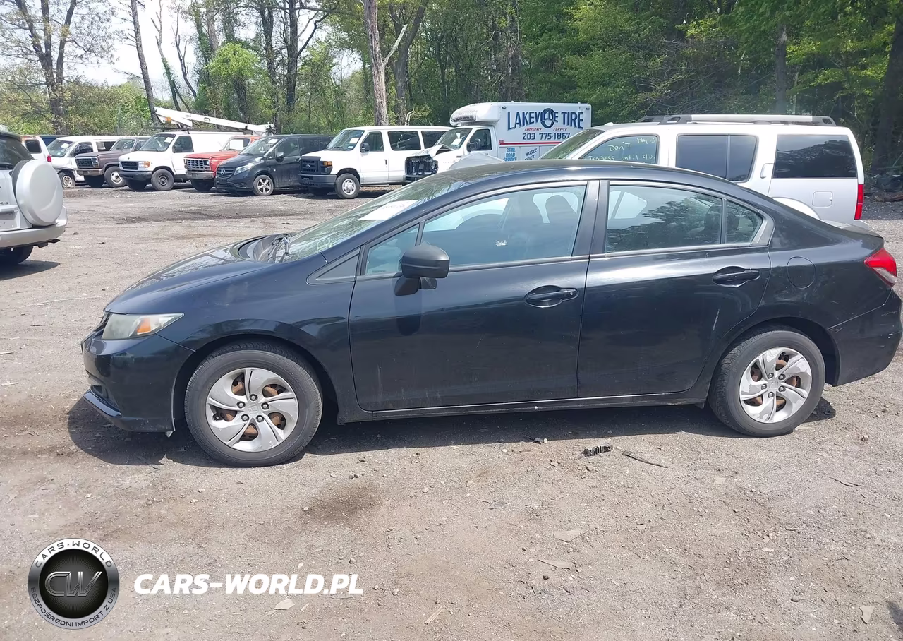 2014 Honda Civic Lx VIN:2HGFB2F59EH537408 - 14