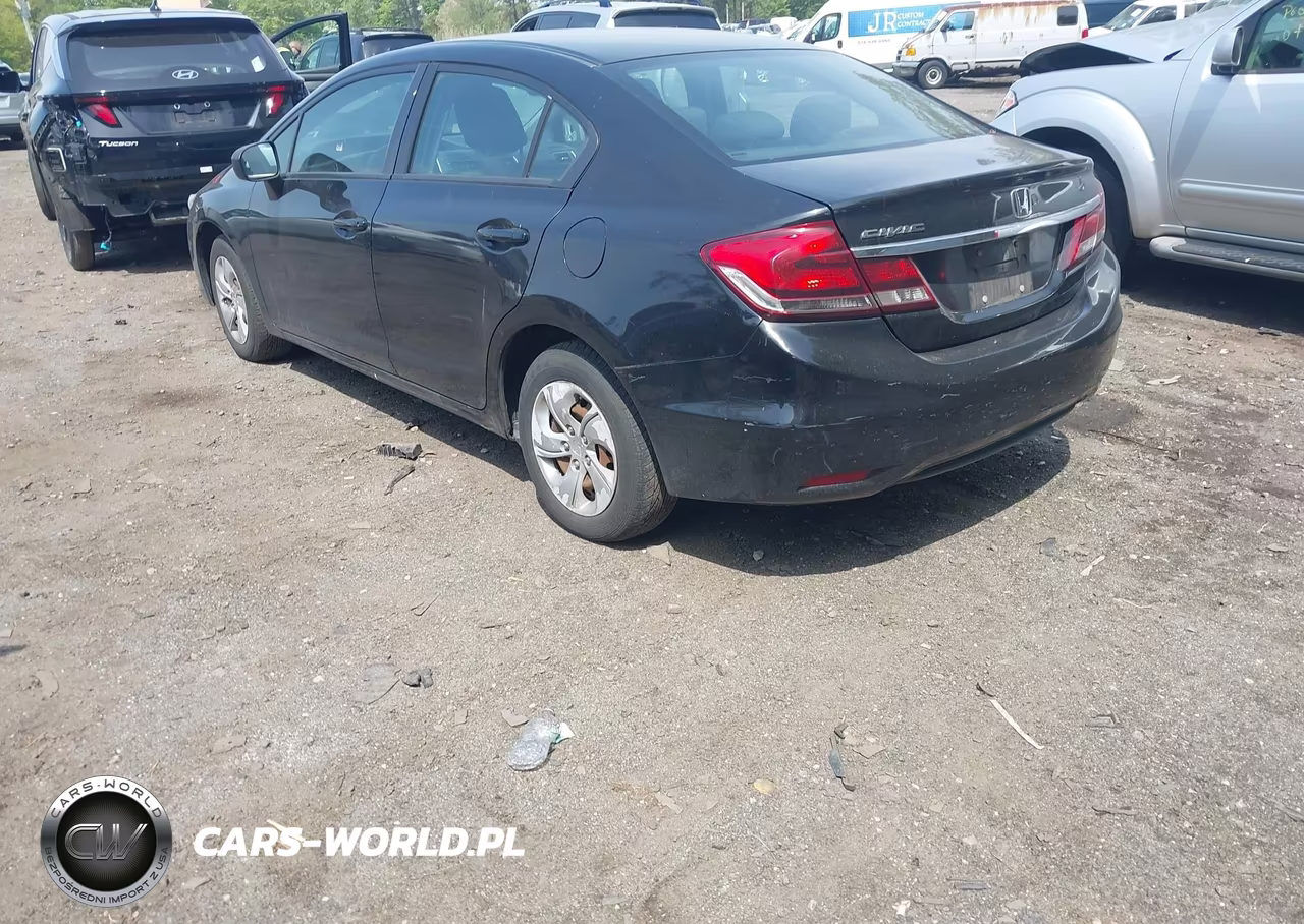 2014 Honda Civic Lx VIN:2HGFB2F59EH537408 - 3