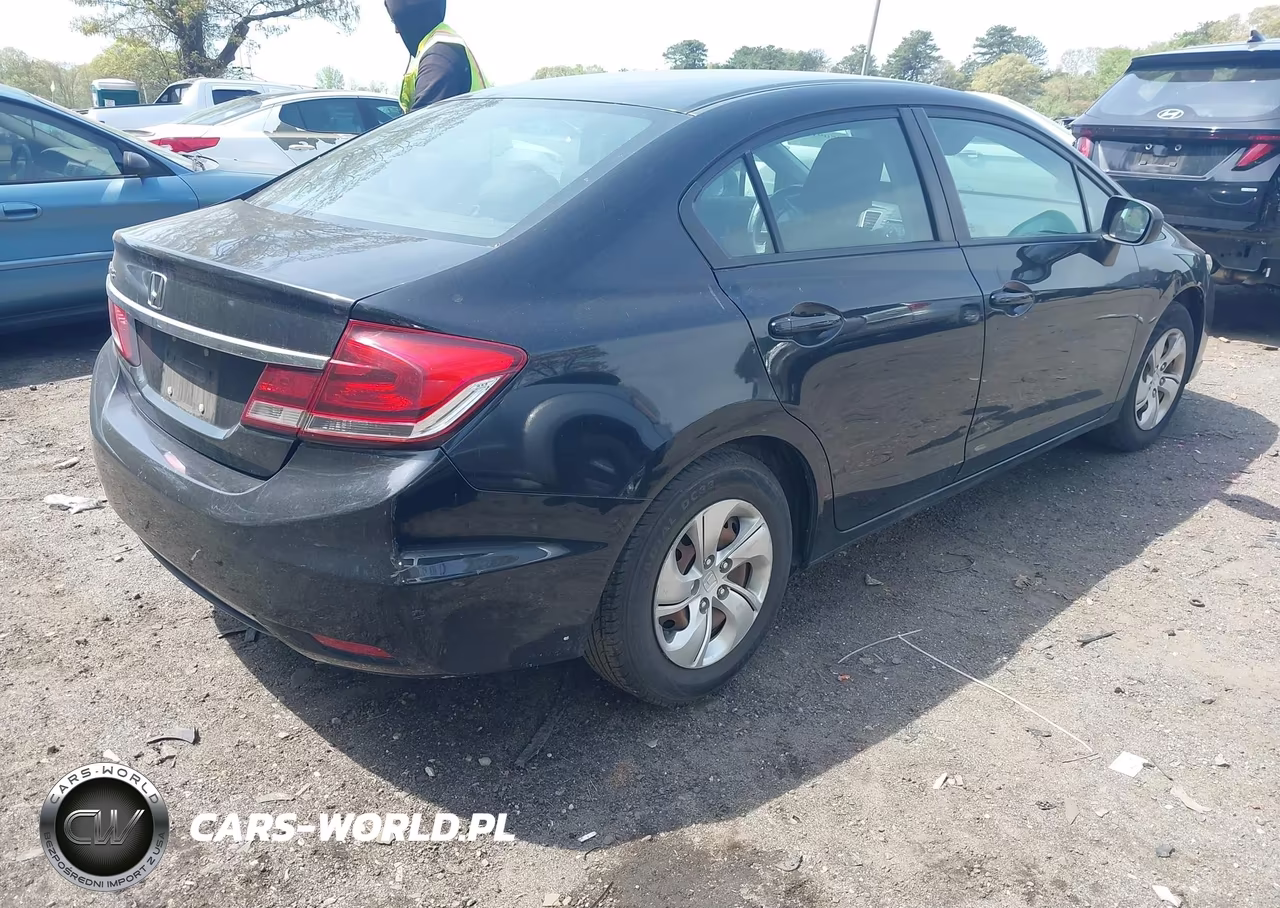 2014 Honda Civic Lx VIN:2HGFB2F59EH537408 - 4