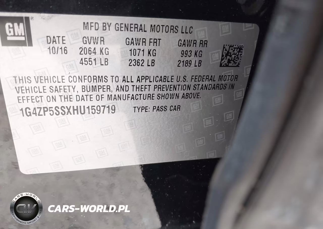 2017 Buick Lacrosse Essence VIN:1G4ZP5SSXHU159719 - 9