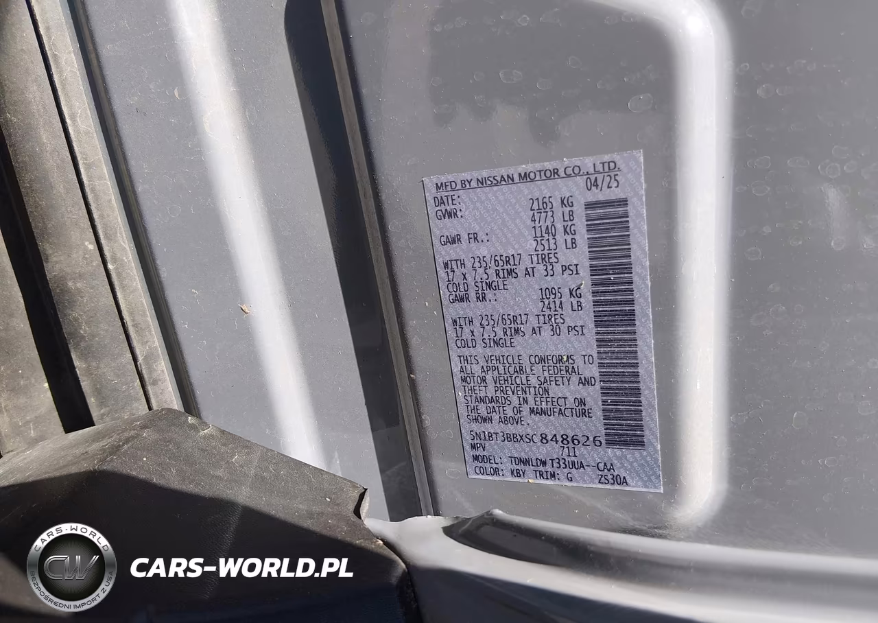 2025 Nissan Rogue Rock Creek VIN:5N1BT3BBXSC848626 - 9