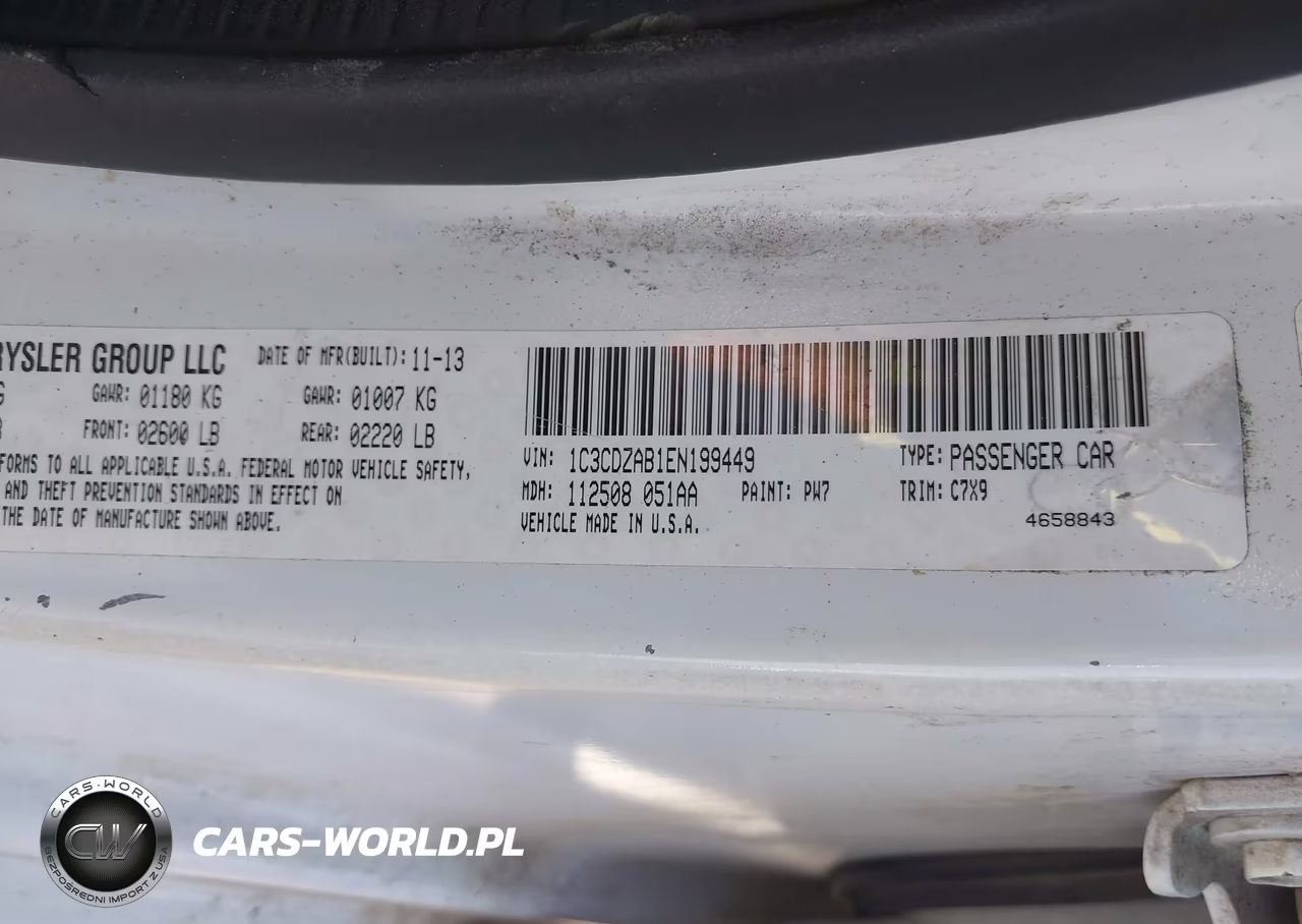 2014 Dodge Avenger Se VIN:1C3CDZAB1EN199449 - 9