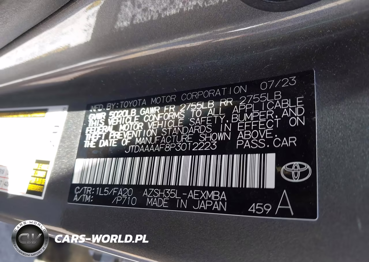 2023 Toyota Crown Xle VIN:JTDAAAAF8P3012223 - 9