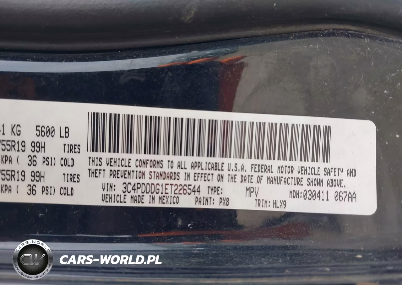 2014 Dodge Journey Limited VIN:3C4PDDDG1ET226544 - 9