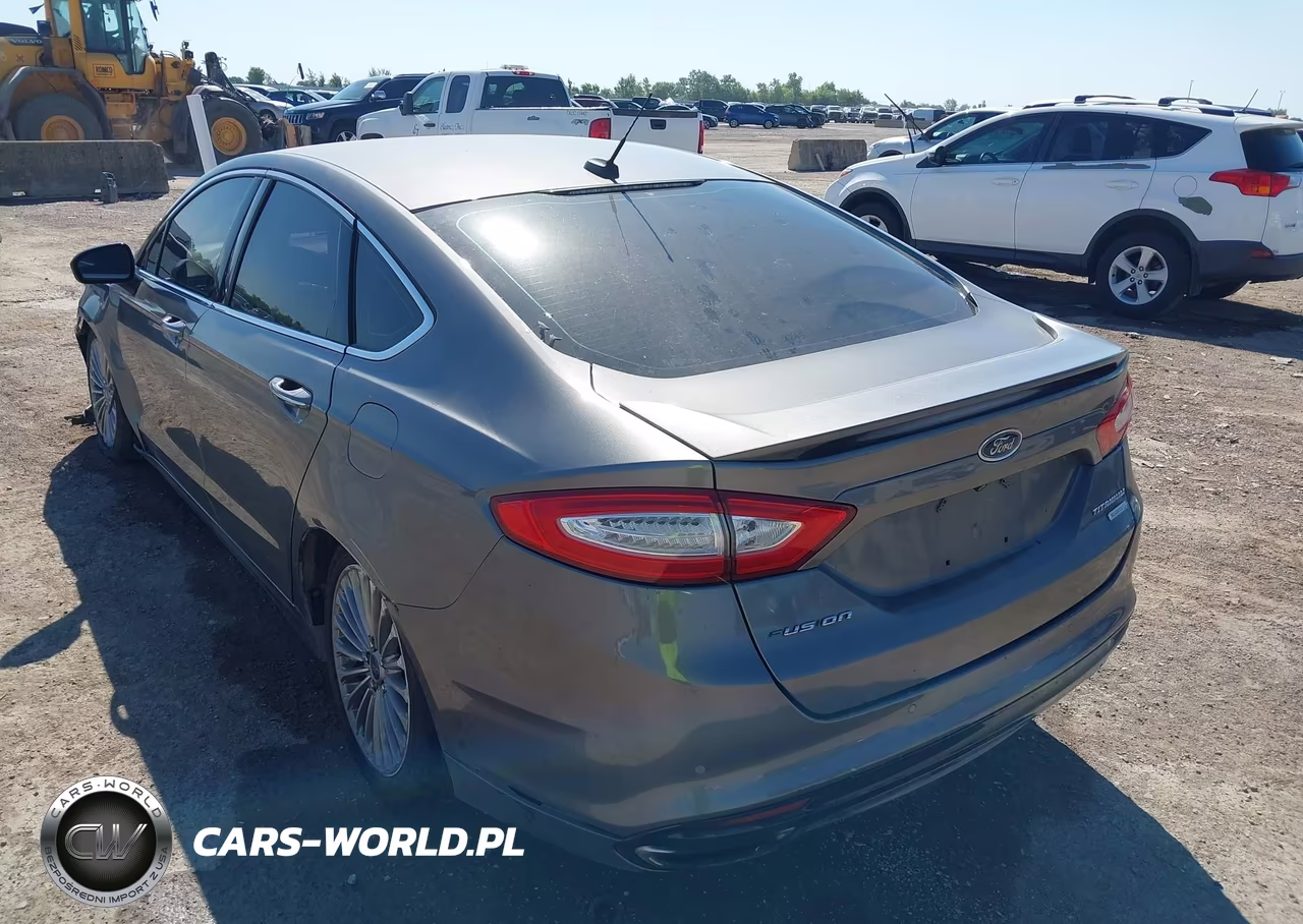 2014 Ford Fusion Titanium VIN:3FA6P0K97ER113717 - 3