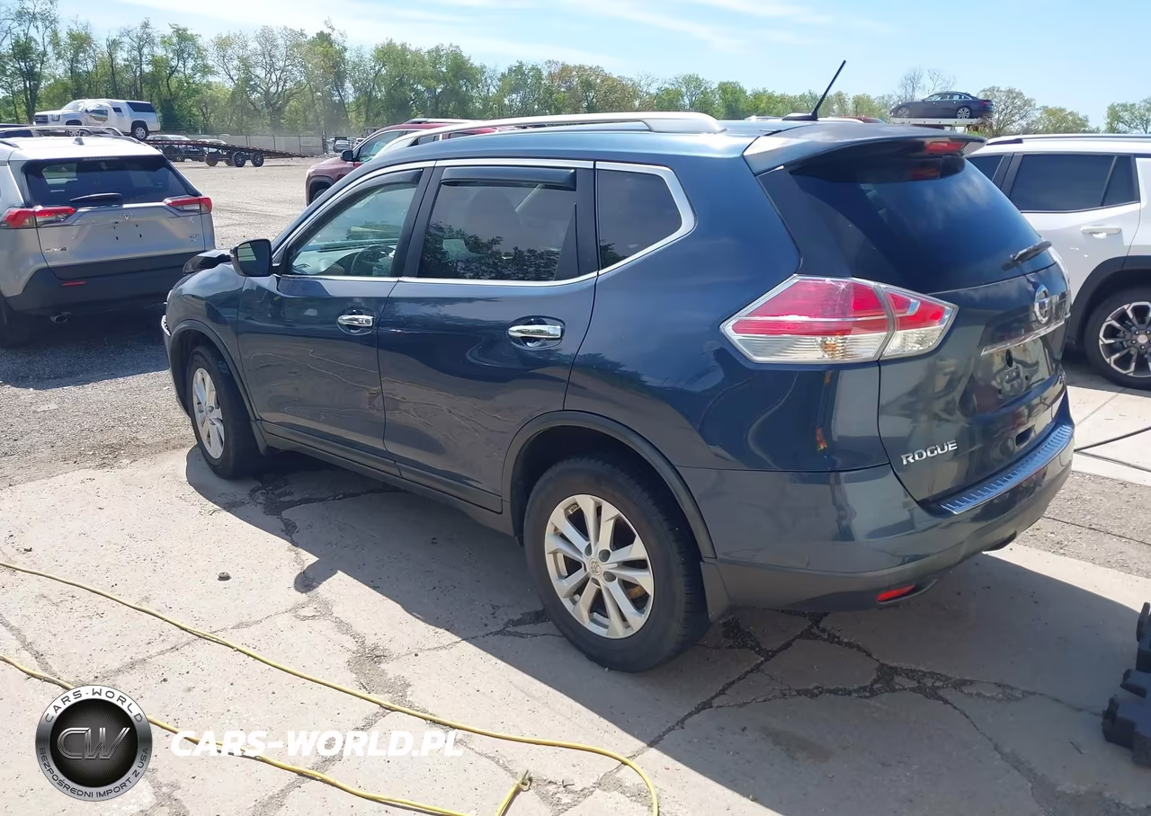 2015 Nissan Rogue Sv VIN:KNMAT2MV1FP512587 - 3