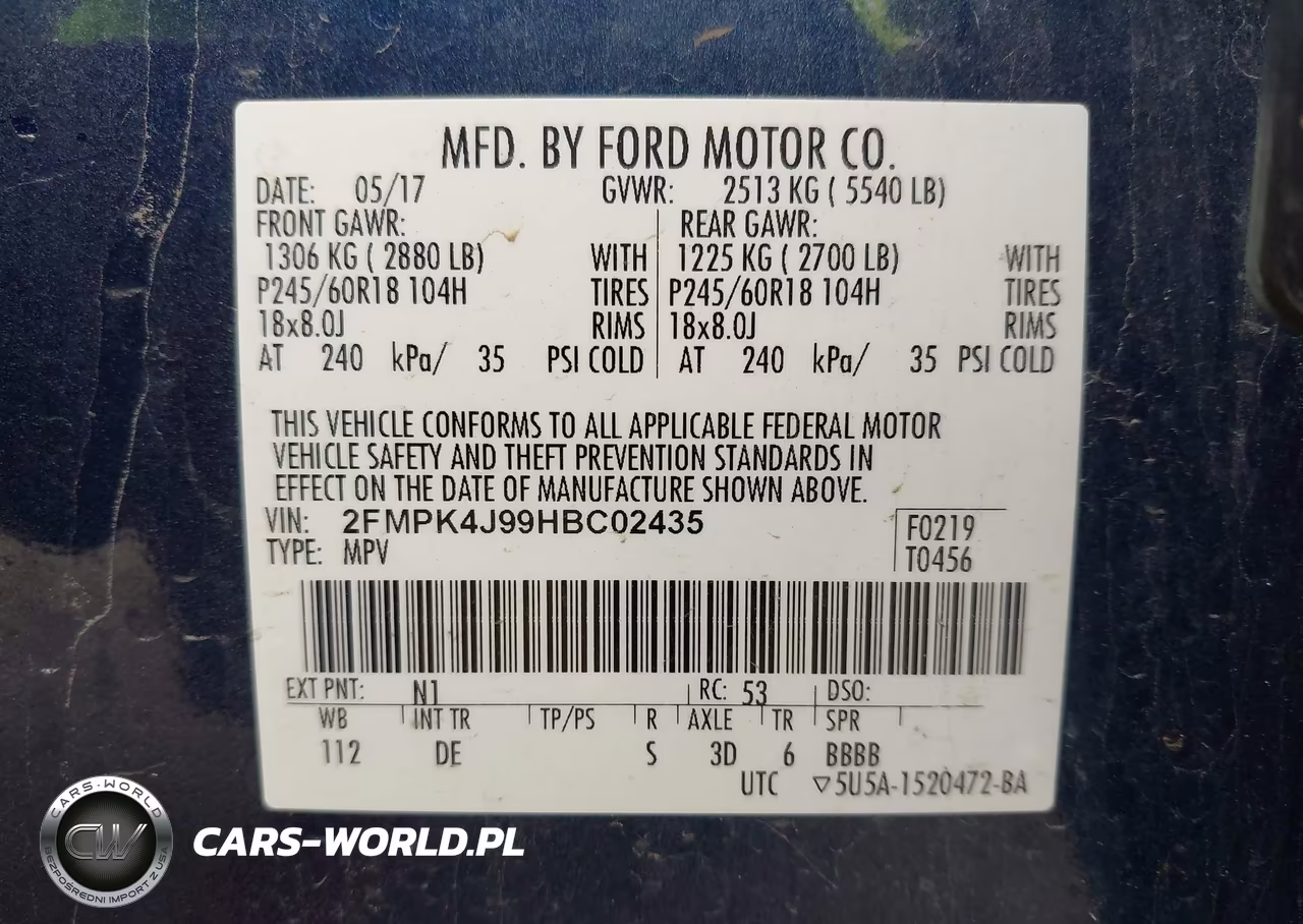 2017 Ford Edge Sel VIN:2FMPK4J99HBC02435 - 9