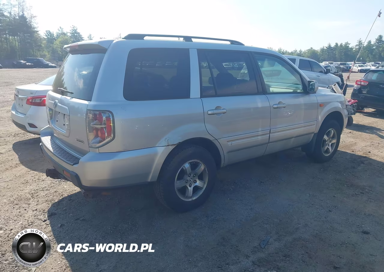 2006 Honda Pilot Ex-L VIN:2HKYF18596H543320 - 4