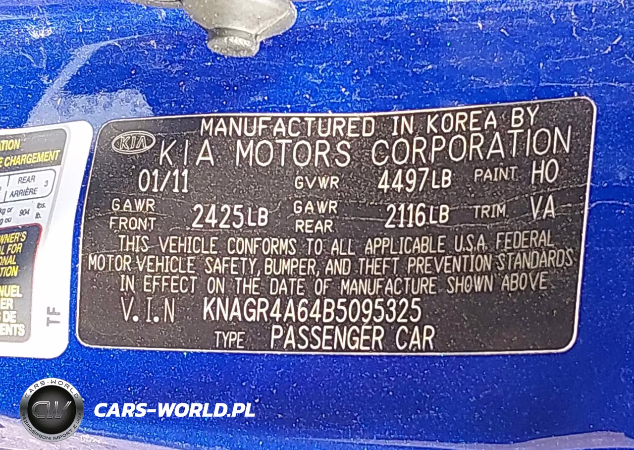 2011 Kia Optima Sx VIN:KNAGR4A64B5095325 - 9
