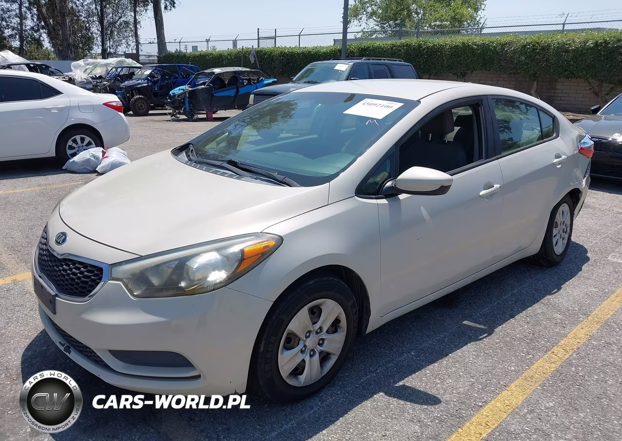 2014 Kia Forte Lx VIN:KNAFK4A65E5075928 - 2