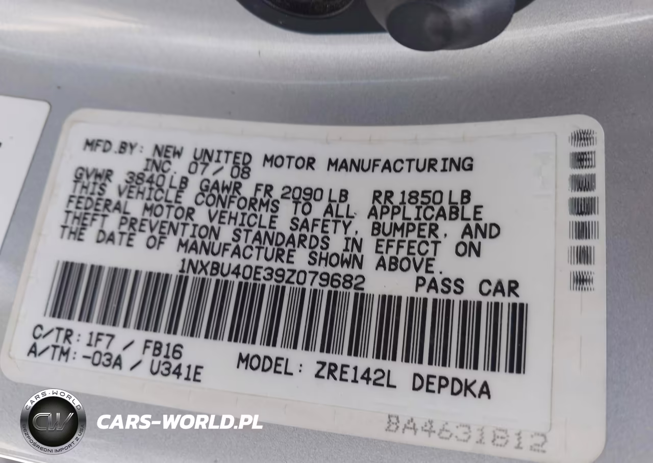 2009 Toyota Corolla Le VIN:1NXBU40E39Z079682 - 9