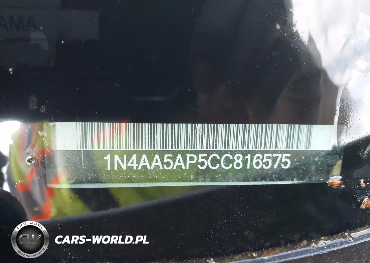 2012 Nissan Maxima 3.5 S VIN:1N4AA5AP5CC816575 - 12