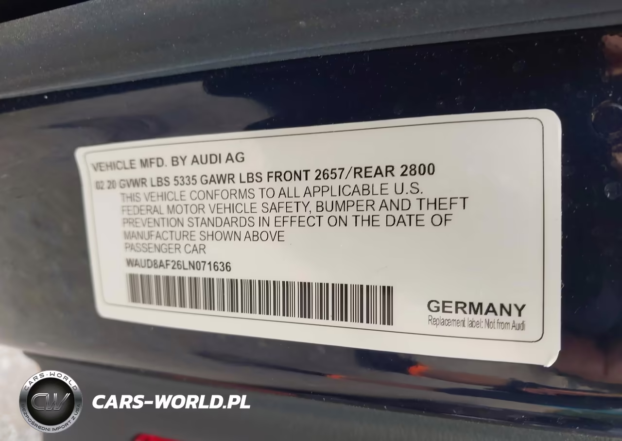 2020 Audi A6 Premium 45 Tfsi Quattro S Tronic VIN:WAUD8AF26LN071636 - 9