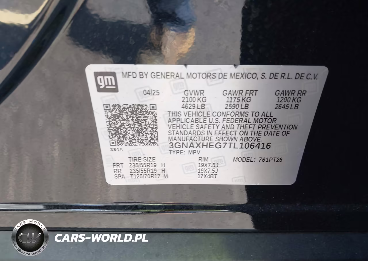 2026 Chevrolet Equinox Fwd Lt VIN:3GNAXHEG7TL106416 - 9