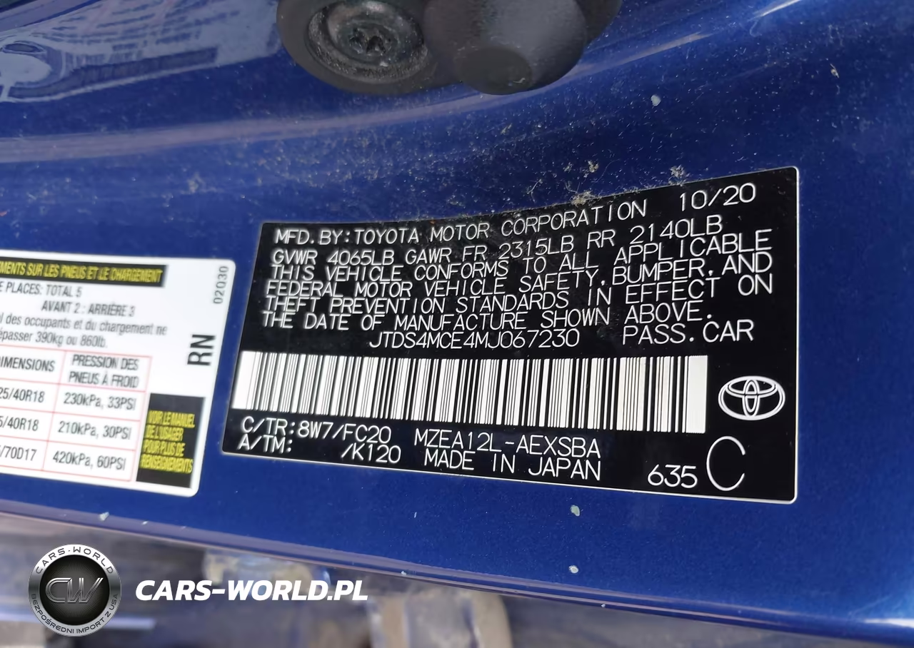 2021 Toyota Corolla Se VIN:JTDS4MCE4MJ067230 - 9