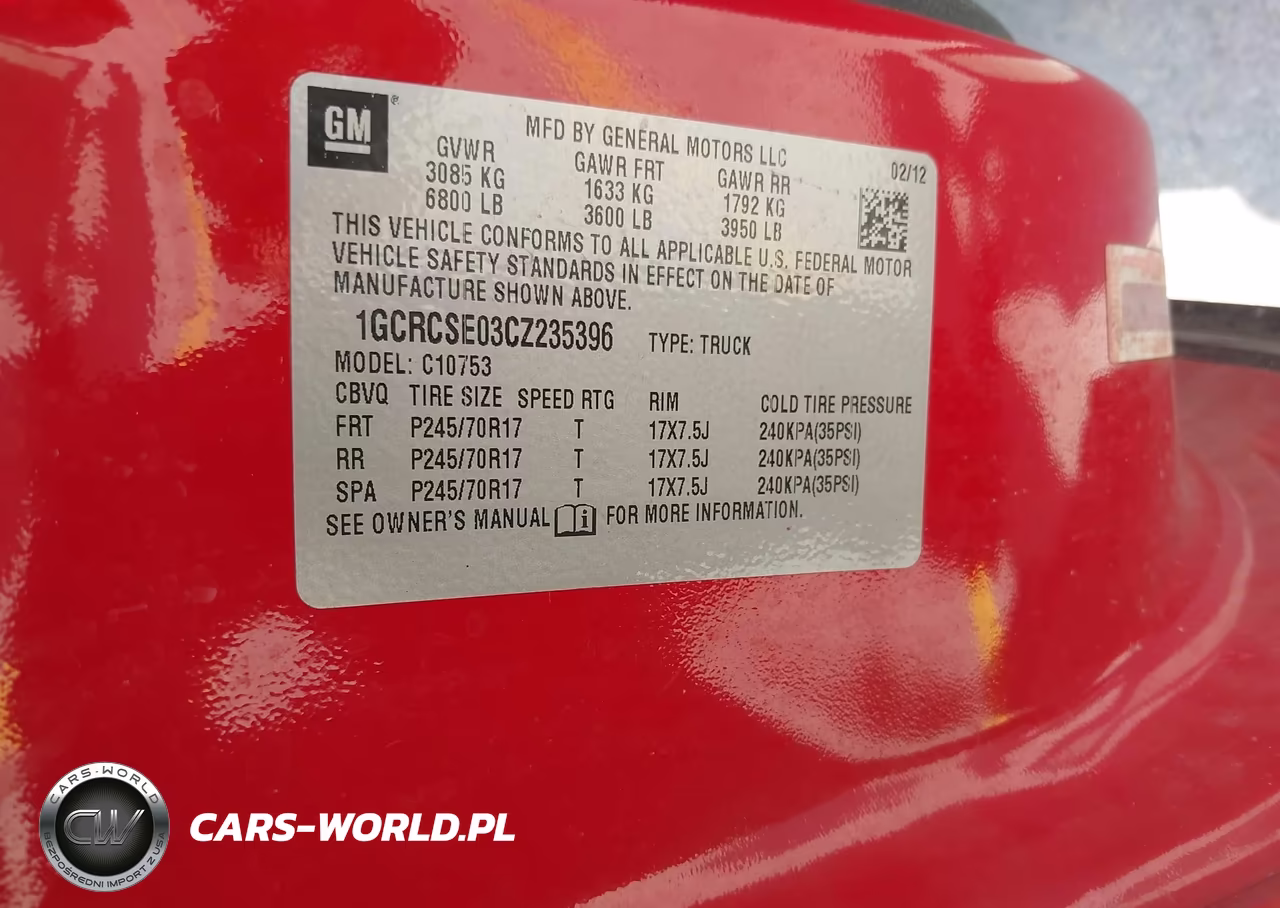 2012 Chevrolet Silverado 1500 Lt VIN:1GCRCSE03CZ235396 - 9