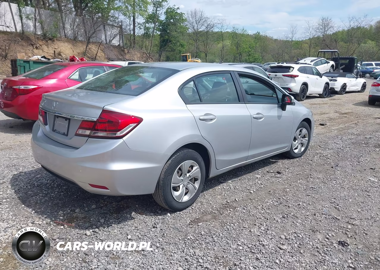 2014 Honda Civic Lx VIN:2HGFB2F59EH503999 - 4
