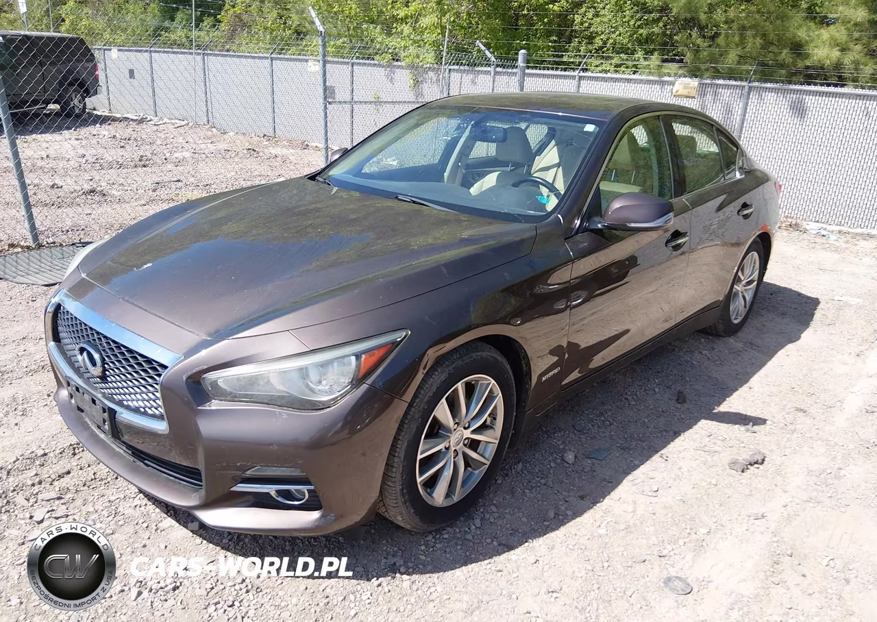 2014 Infiniti Q50 Hybrid Premium VIN:JN1AV7AR6EM702385 - 2