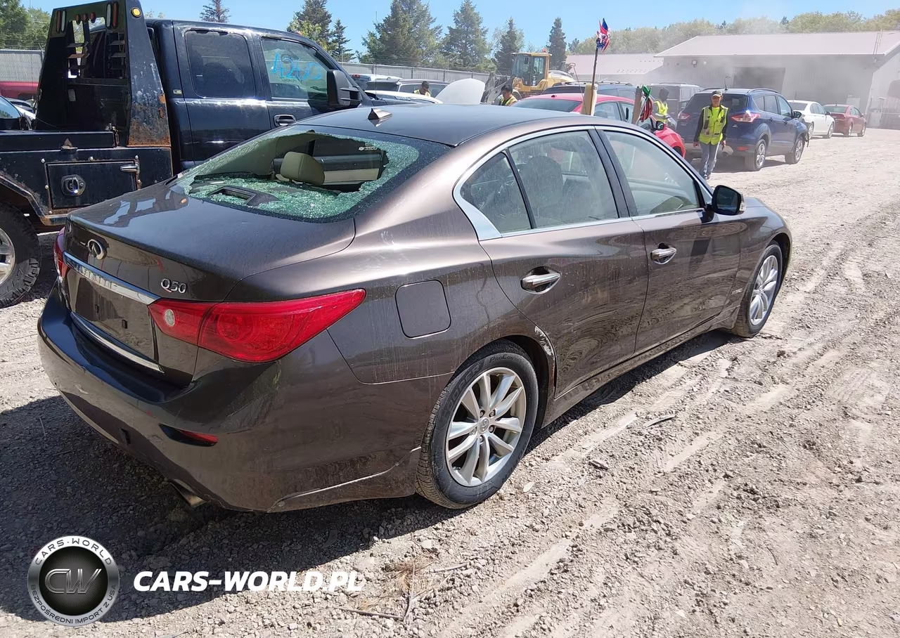 2014 Infiniti Q50 Hybrid Premium VIN:JN1AV7AR6EM702385 - 4