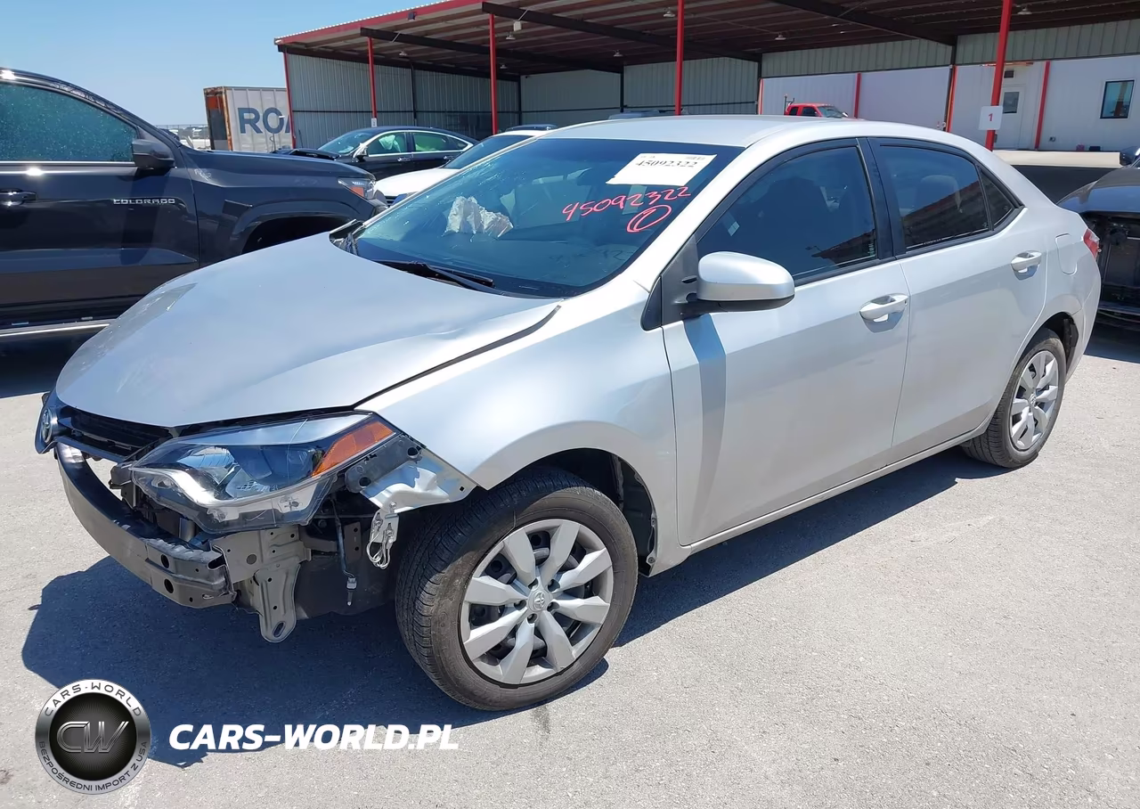 2016 Toyota Corolla Le VIN:5YFBURHE7GP500612 - 2