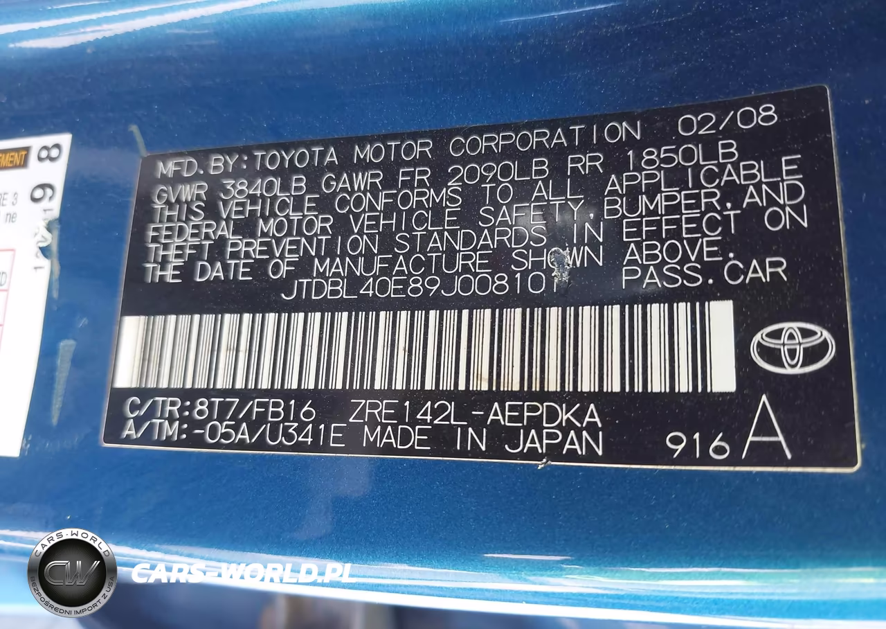 2009 Toyota Corolla Le VIN:JTDBL40E89J008101 - 9