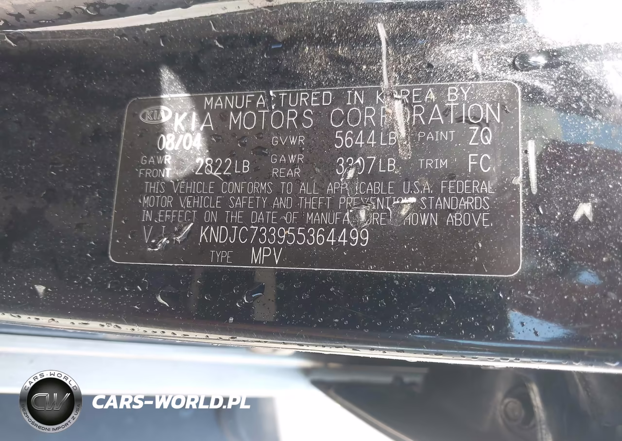 2005 Kia Sorento Ex-Lx VIN:KNDJC733955364499 - 9